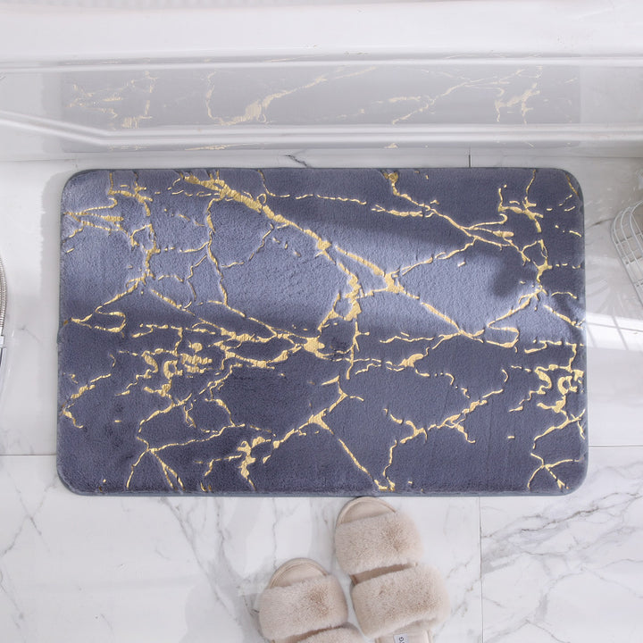 Luxurious Velvet Bath Mat Bowlift