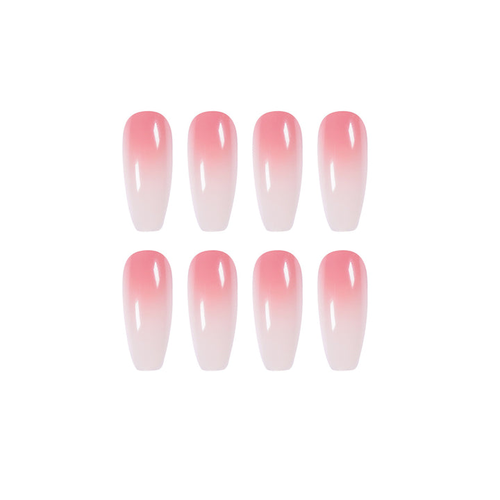 Artful nail extensions with ombre design Bowlift
