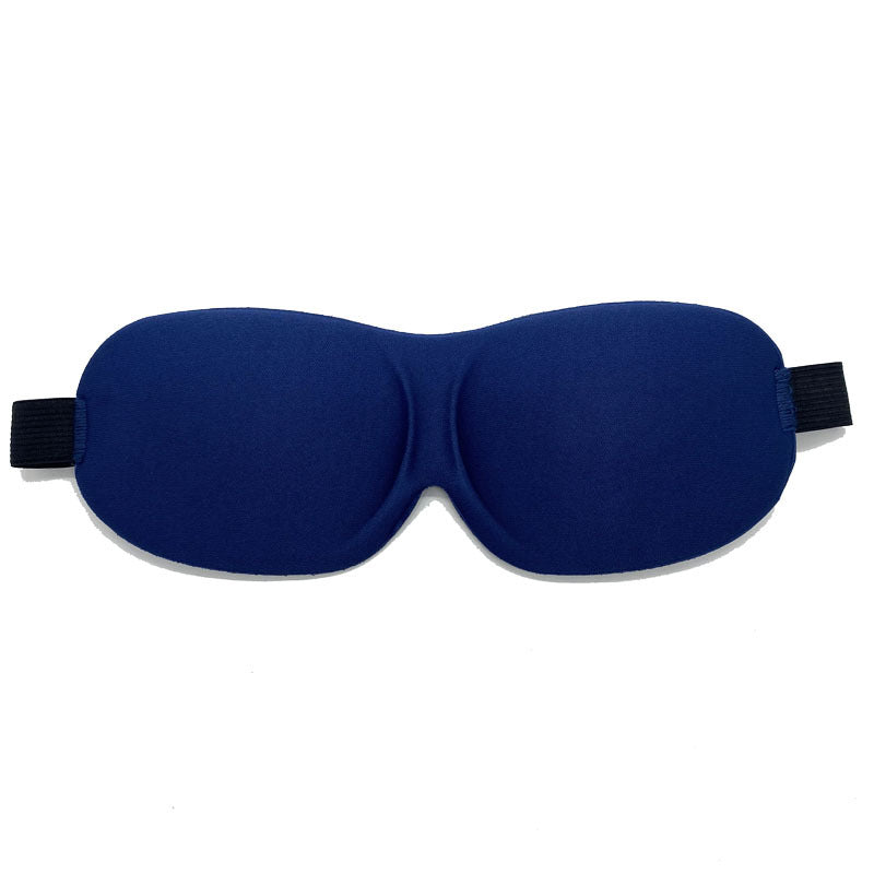 Three-Dimensional Contoured Breathable Sleep Mask With Adjustable Strap