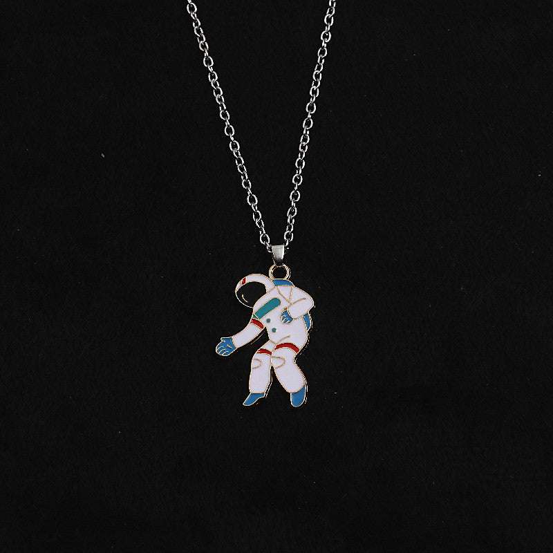 Astronaut Pendant Necklace Bowlift