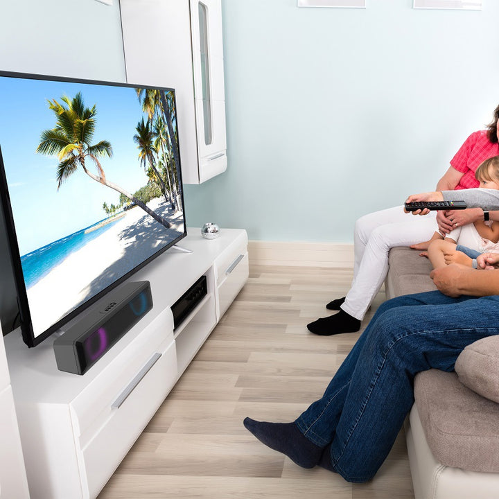 Desktop speakers with powerful sound and compact-optimized design Bowlift