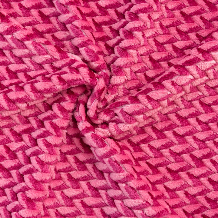 Women's cuddly blanket with elegant cable pattern Bowlift