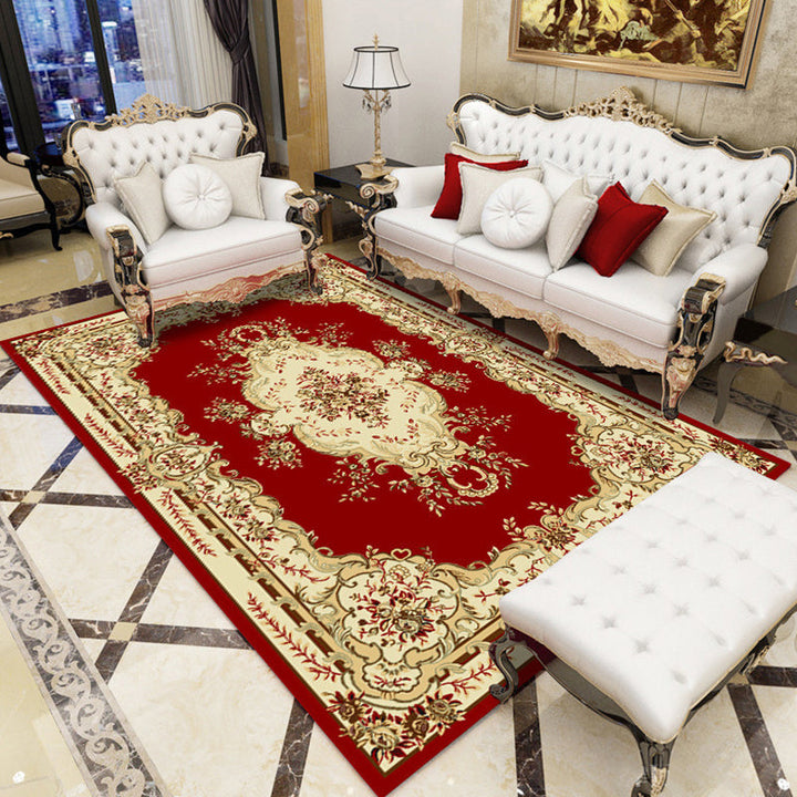 BowLift | Olden Floral Pattern Carpet Multicolored Polyester Indoor Rug Non-Slip Backing Pet Friendly Rug for Living Room