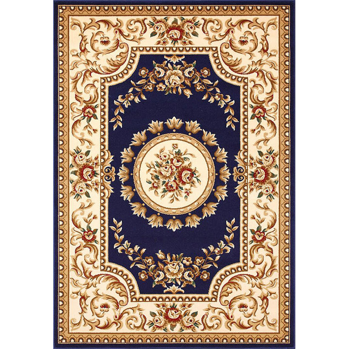BowLift | Olden Floral Printed Carpet Multicolored Synthetic Area Rug Pet Friendly Easy Care Indoor Cover for Living Room