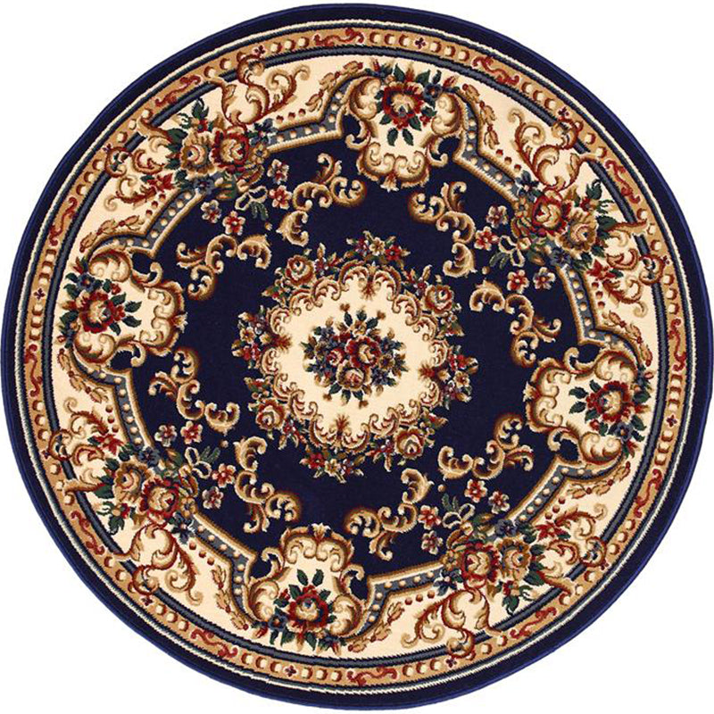 BowLift | Olden Flower Printed Rug Multicolored Synthetic Area Rug Pet Friendly Washable Indoor Rug for Bedroom