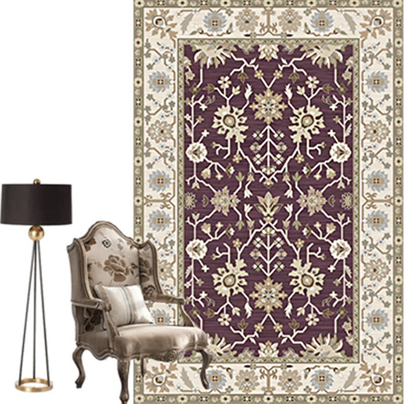 Moroccan Salon Rug Multicolor geometric pattern rug Polypropylene non-slip easy care rug | Bowlift