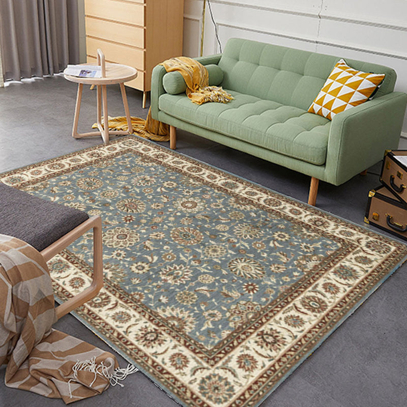Lässiger Shabby Chic Teppich Bunt Geometrisches Muster Teppich Rutschfeste Rückseite Fleckenresistenter Teppich für den Raum | Bowlift