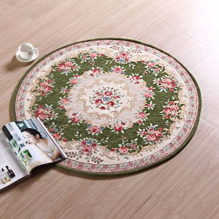 BowLift | Olden Room Rug Multicolor Flower Pattern Outdoor Rug Polypropylene Non-slip Washable Pet Friendly Indoor Rug