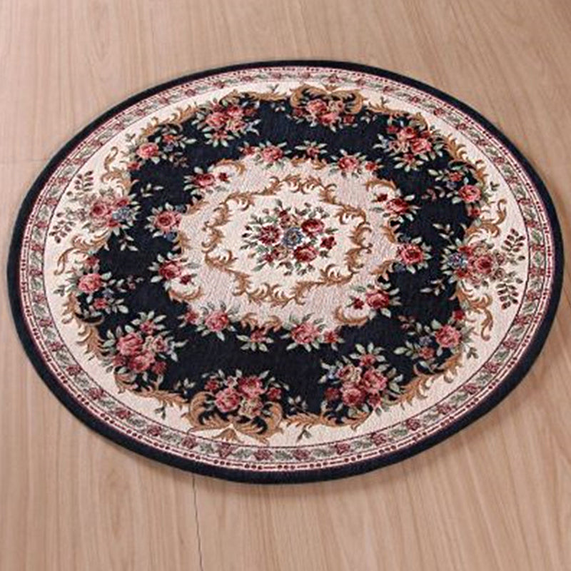 BowLift | Olden Room Rug Multicolor Flower Pattern Outdoor Rug Polypropylene Non-slip Washable Pet Friendly Indoor Rug