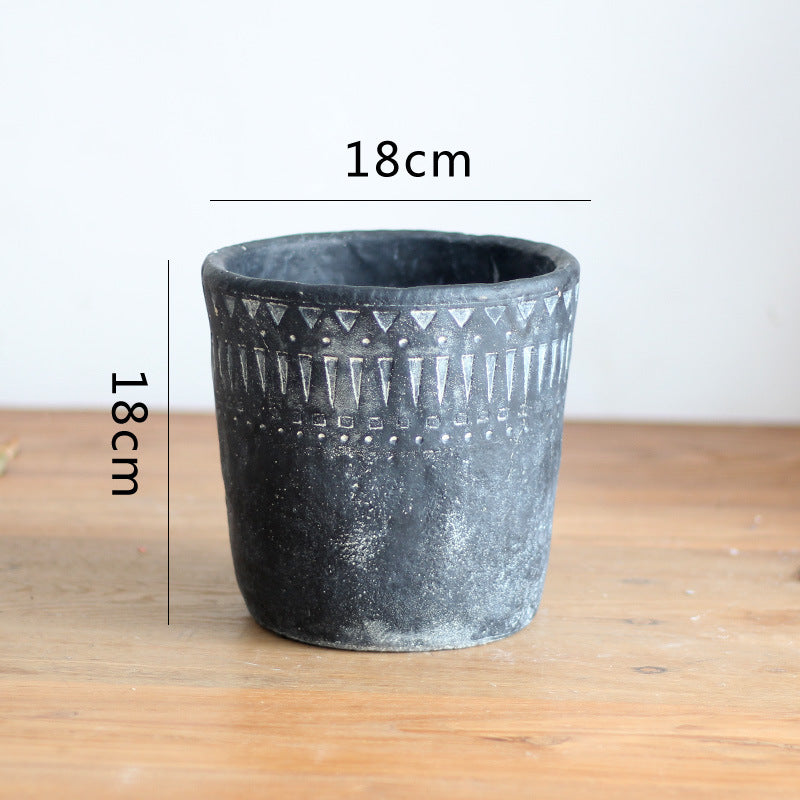 Elegant decorative pot made of high-quality concrete Bowlift
