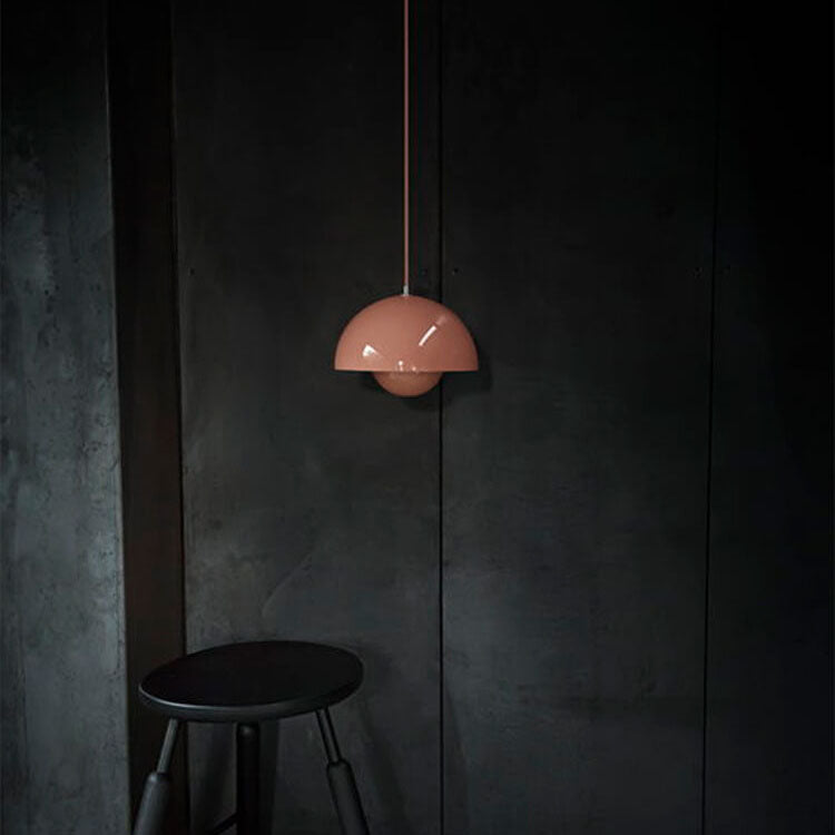 BowLift | Nordic Macaron 1-Light Half-Circle Dome Pendant Light