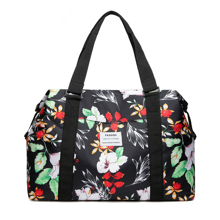 Fashionable Floral Print Weekender Bag Bowlift