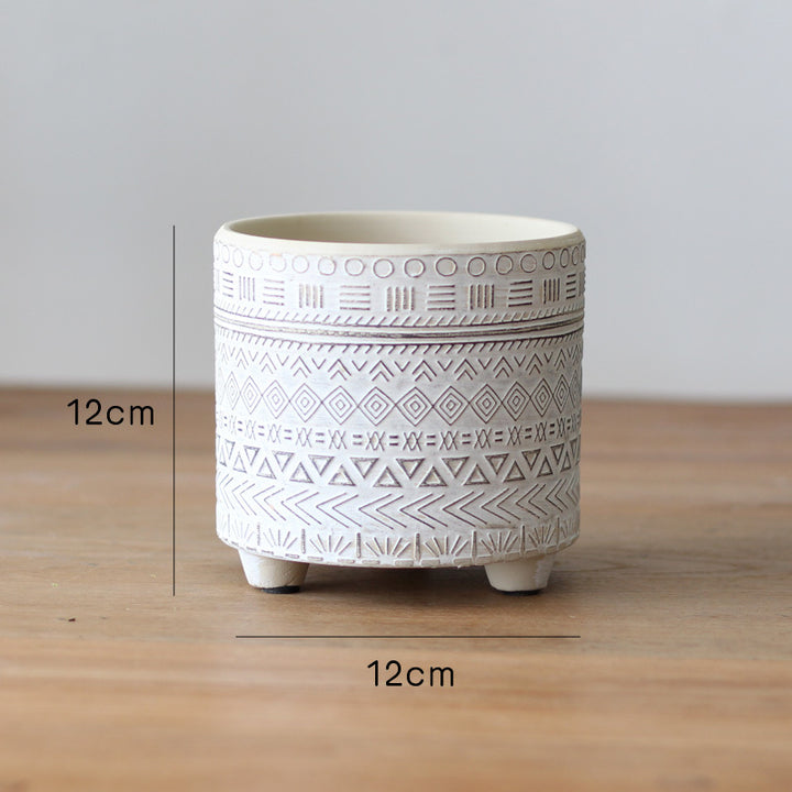 Decorative flower pot with elegant pattern Bowlift