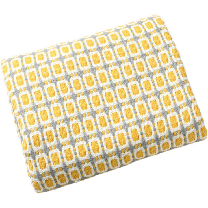 Houndstooth Pattern Cozy Throw Blanket