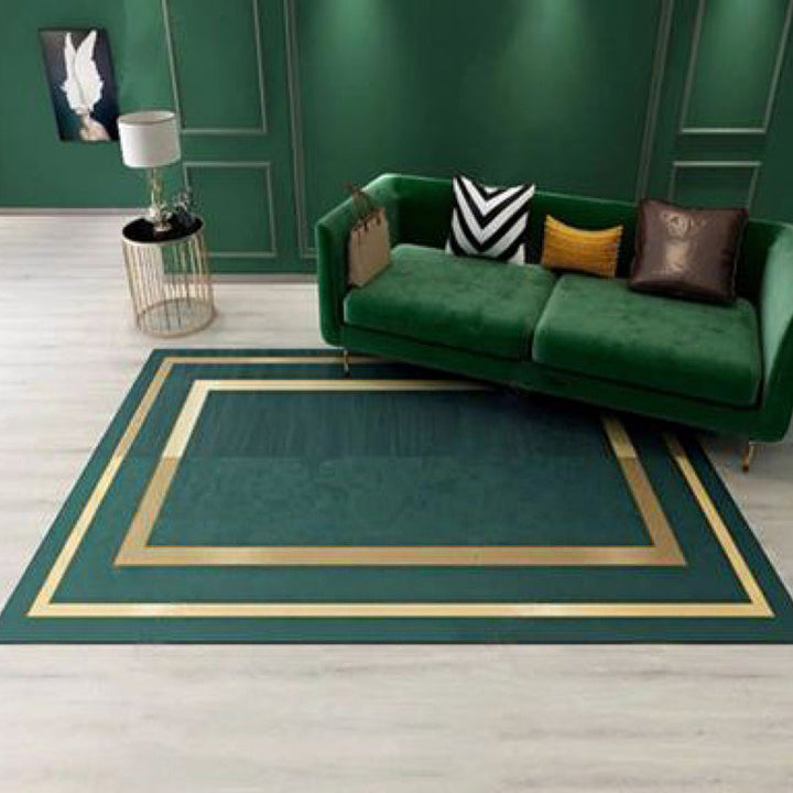 BowLift | Nordic Geo Printed Rug Multi-Color Synthetic Carpet Easy Care Machine Washable Indoor Carpet for Parlor