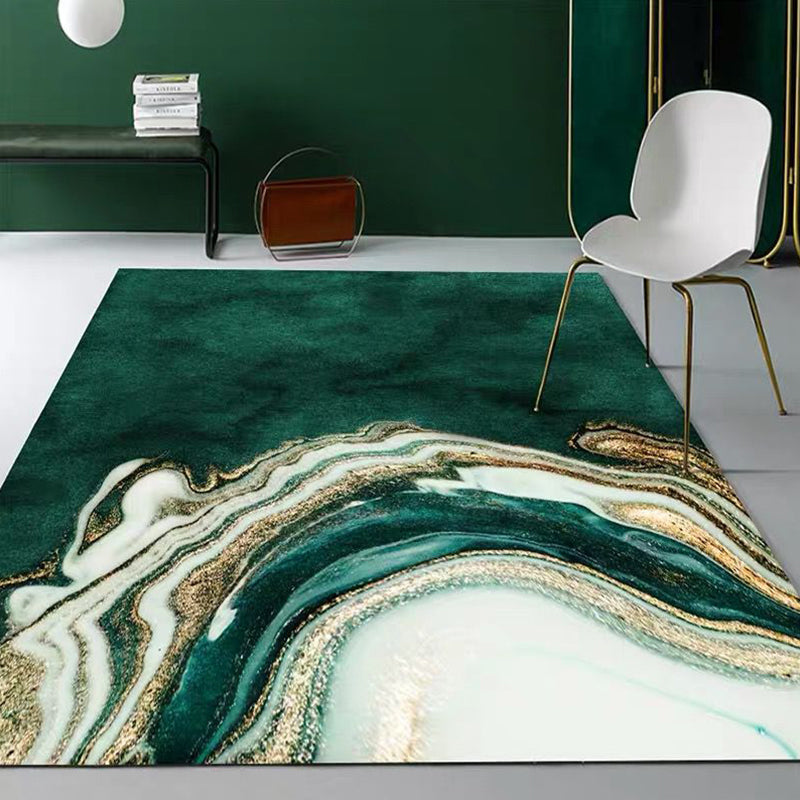 BowLift | Nordic Geo Printed Rug Multi-Color Synthetic Carpet Easy Care Machine Washable Indoor Carpet for Parlor