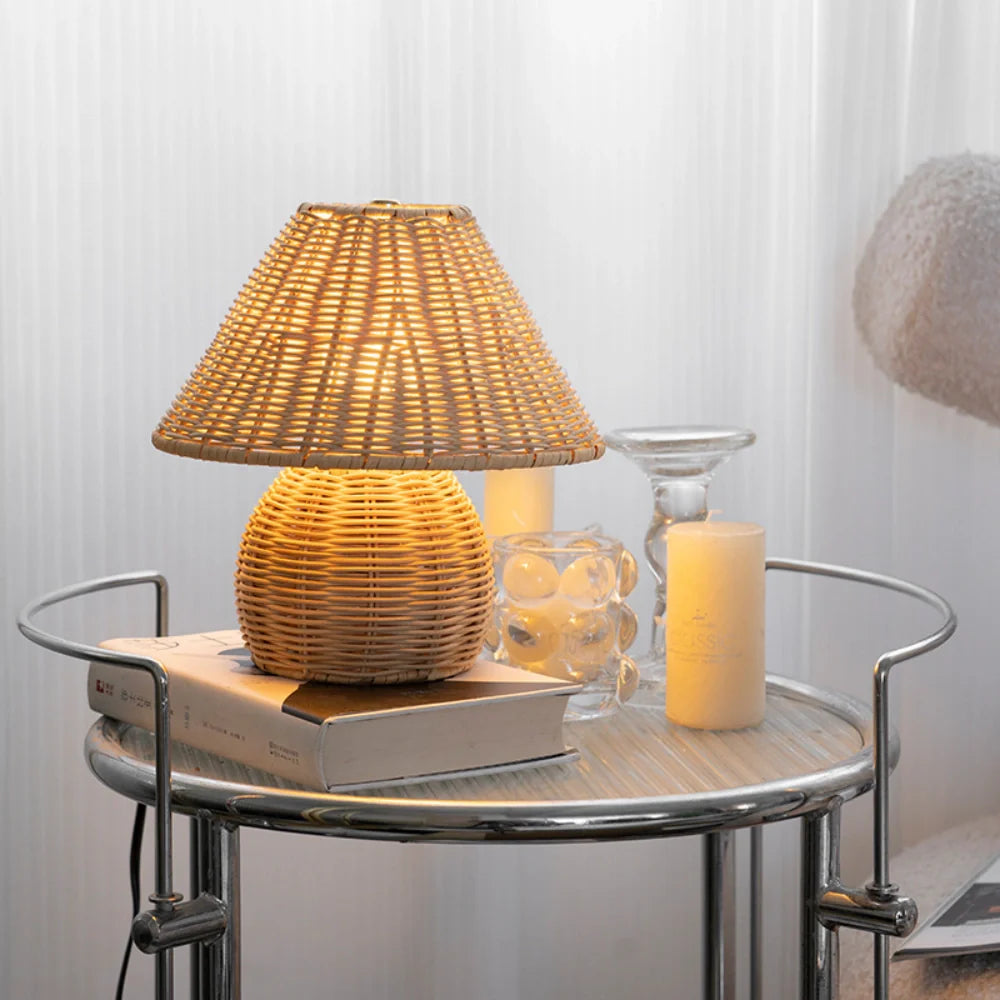 BowLift | WeaveCraft Table Lamp