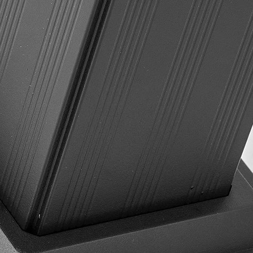 Modern Minimalist Square Cylinder Solar Waterproof ABS PC LED Outdoor Light For Garden | Bowlift
