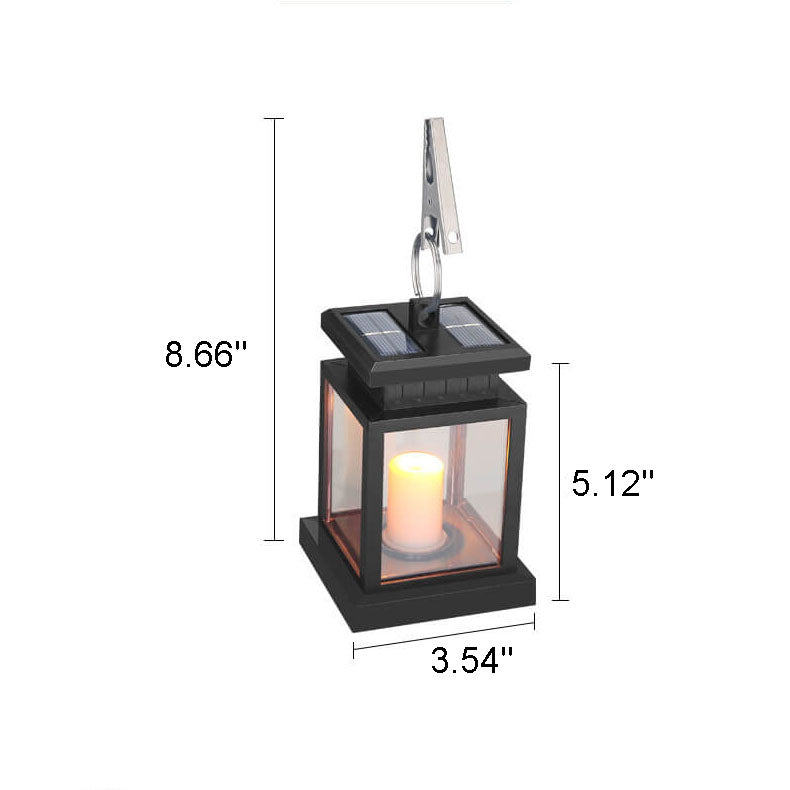 BowLift | Solar Retro Candle Lantern LED Outdoor Hanging Light