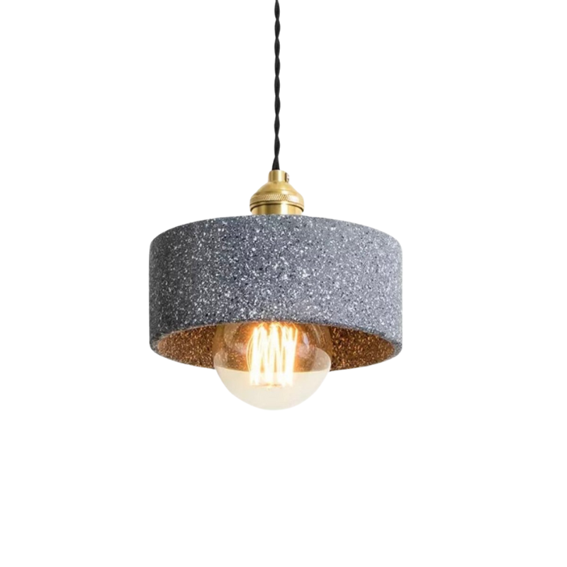 BowLift | UrbanLume – Modern Cement Hanging Lamp