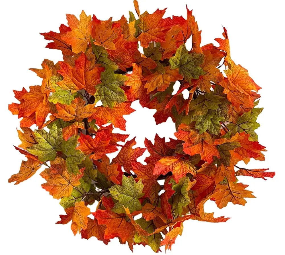 BowLift | Halloween Autumn Wreath – Handmade Door Wreath with Pumpkins and Eucalyptus