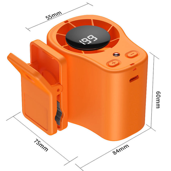 Mini fan with ventilation clip for car and desk | Bowlift