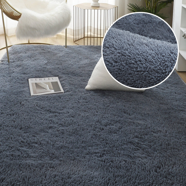 BowLift | Plush Gray Area Rug for Modern Home Decor