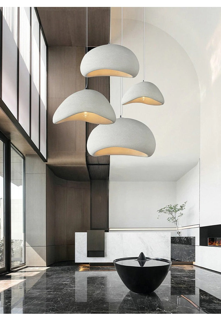 BowLift | Japanese Wabi-Sabi Modern Minimalist Dining Room Chandelier Living Room & Bedroom Bar Hanging Decoration Lamp