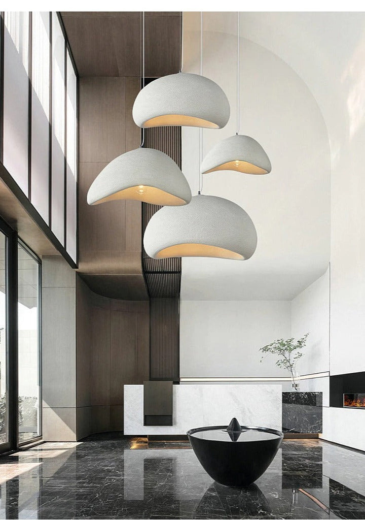 BowLift | Japanese Wabi-Sabi Modern Minimalist Dining Room Chandelier Living Room & Bedroom Bar Hanging Decoration Lamp