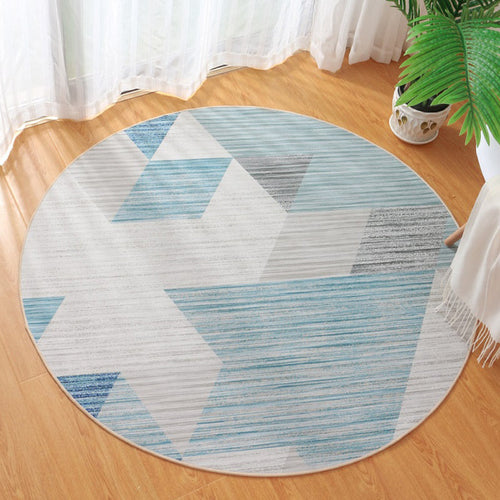 Cute Bedroom Rug Multicolored Cartoon Printed Carpet Synthetic Non-Slip Back Washable Indoor Rug | Bowlift