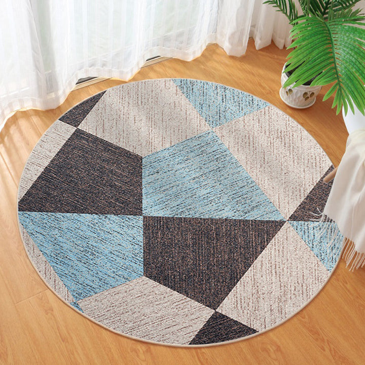 Cute Bedroom Rug Multicolored Cartoon Printed Carpet Synthetic Non-Slip Back Washable Indoor Rug | Bowlift