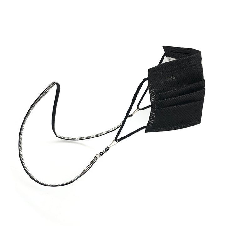 Decorative Crystal-Accent Eyewear Strap Bowlift