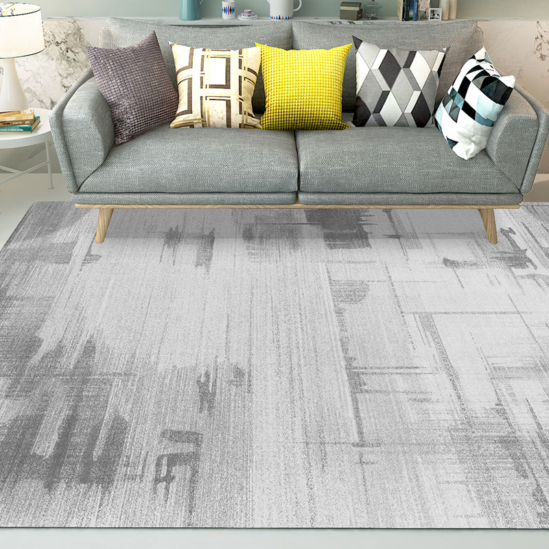 BowLift | Natural living room rug multicolored abstract pattern rug cotton blend easy care washable pet-friendly rug