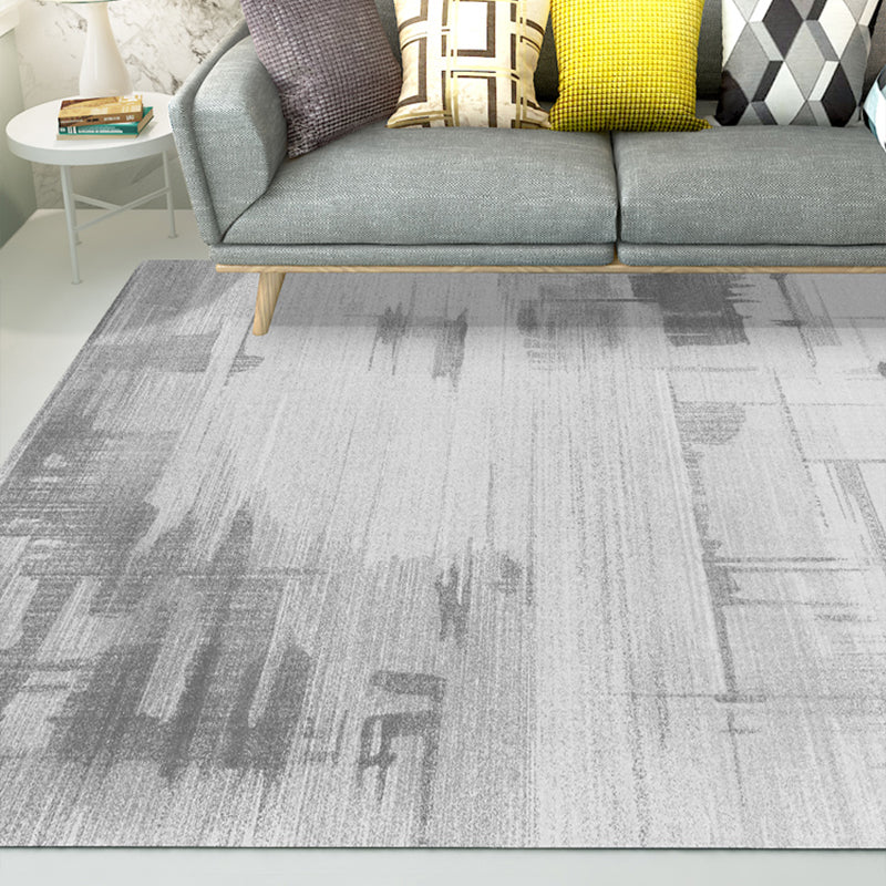 BowLift | Natural living room rug multicolored abstract pattern rug cotton blend easy care washable pet-friendly rug