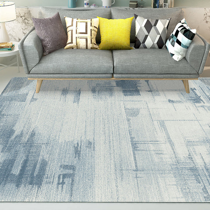 BowLift | Natural living room rug multicolored abstract pattern rug cotton blend easy care washable pet-friendly rug