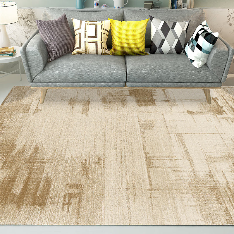 BowLift | Natural living room rug multicolored abstract pattern rug cotton blend easy care washable pet-friendly rug