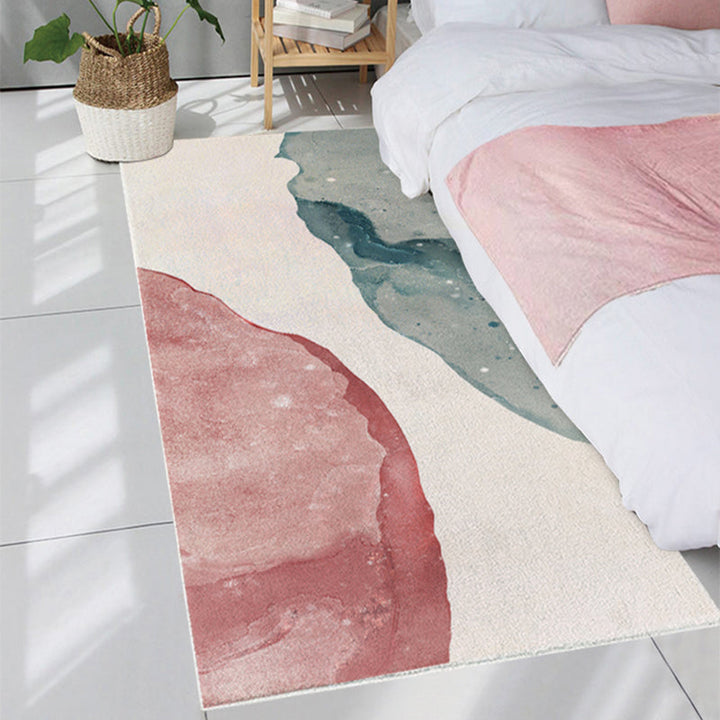BowLift | Scandinavian Color Palette Rug Multicolor Polypropylene Indoor Rug Non-Slip Back Pet-Friendly Area Rug for Bedroom