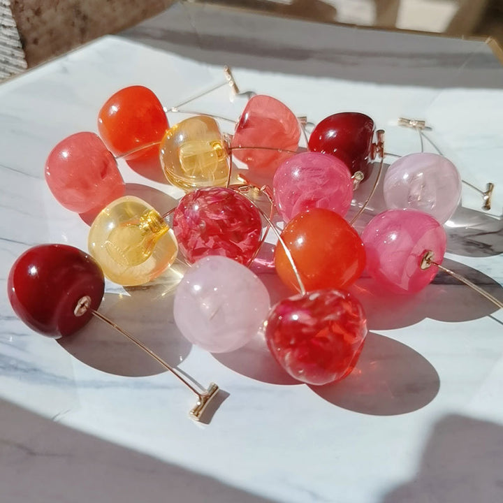 Artistic Fruit-Inspired Drop Earrings Bowlift