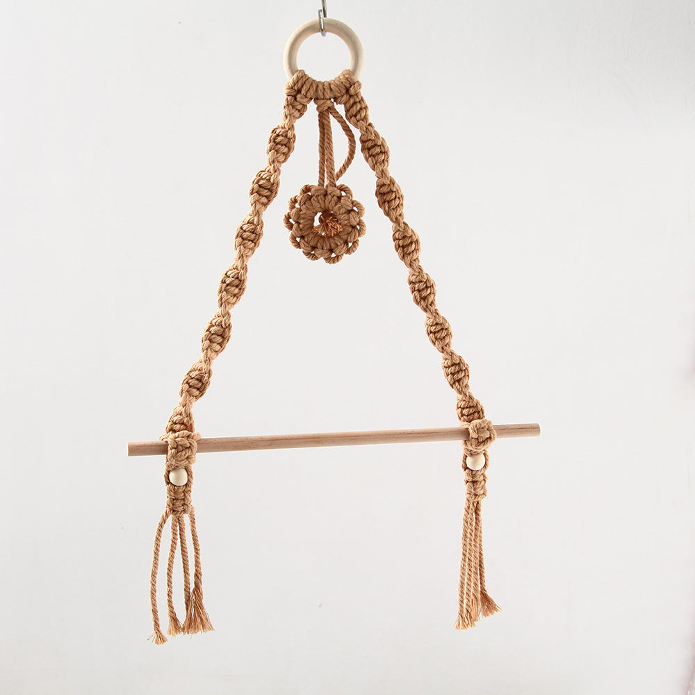 Macrame Flower Wall Hanging Organizer Bowlift