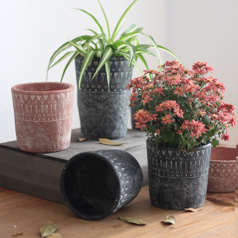 Elegant decorative pot made of high-quality concrete Bowlift
