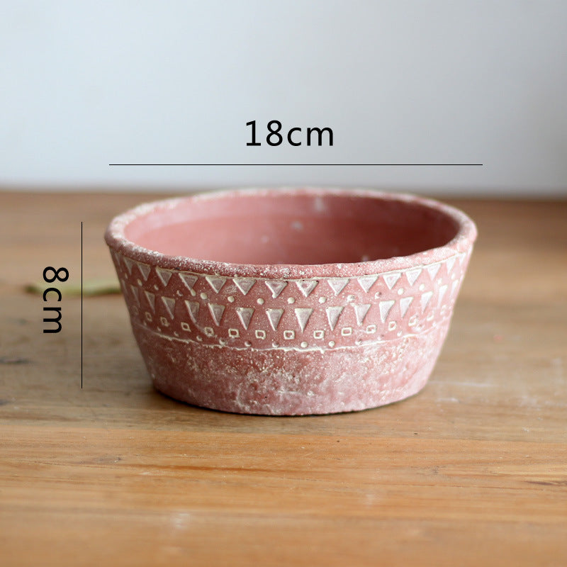 Elegant decorative pot made of high-quality concrete Bowlift