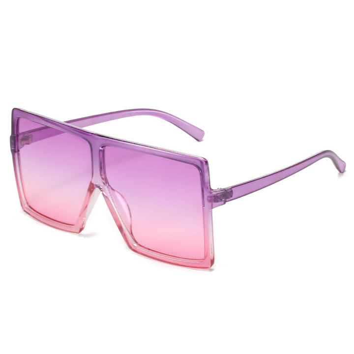 Oversized Geometric Shield Sunglasses Bowlift 1787812195