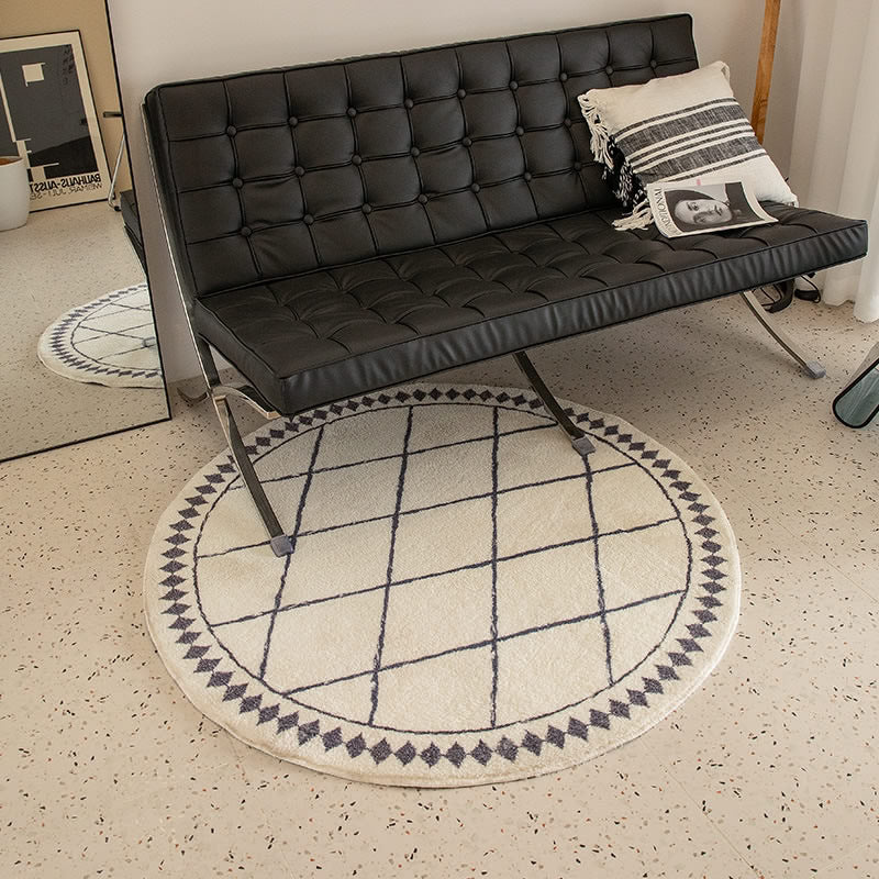 Beef Decor Rug with handcrafted leopard head motif
