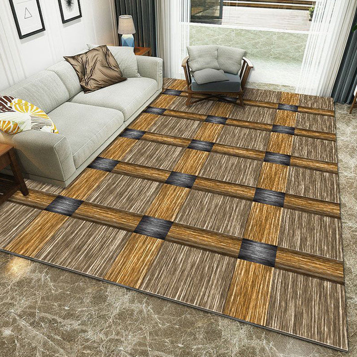 Multi-Color Geometric Rug Polypropylene Modern Rug Washable Stain Resistant Non-Slip Rug for Home | Bowlift