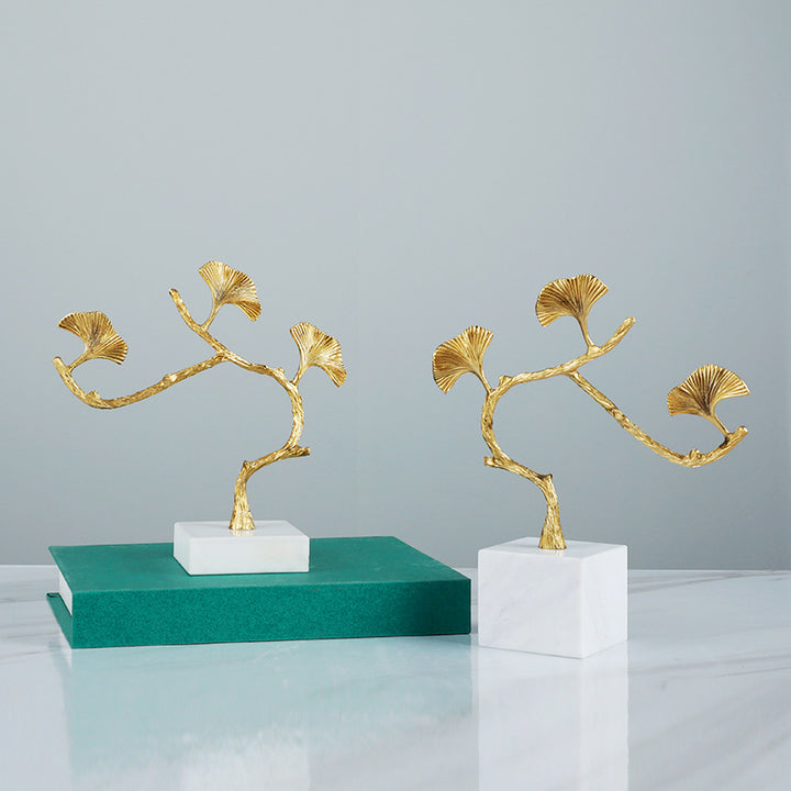 Artistic Decorative Ginkgo Leaf Sculpture