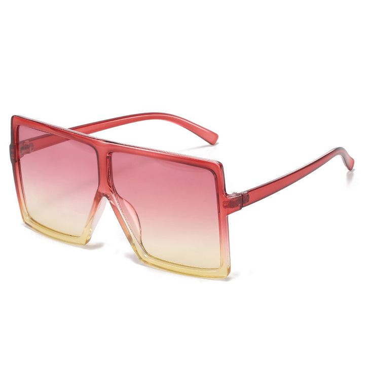 Oversized Geometric Shield Sunglasses Bowlift 1787812195