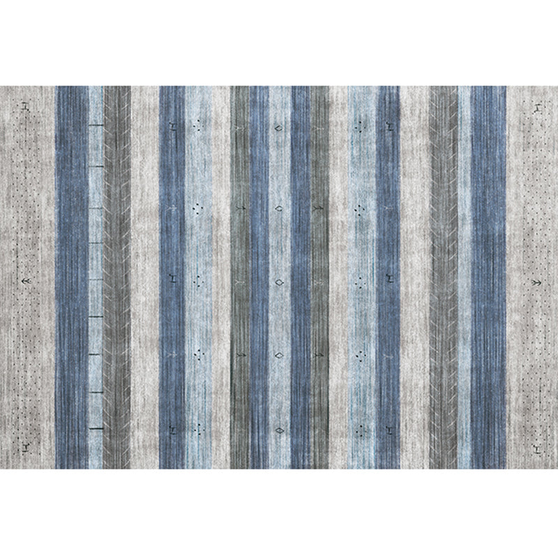 BowLift | Bohemian Living Room Rug Multicolor Geometric Pattern Rug Polyester Non-Slip Mat Pet-Friendly Indoor Rug