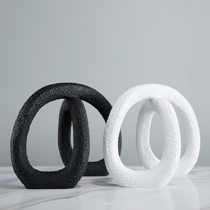 Modern Abstract Ceramic Sculpture