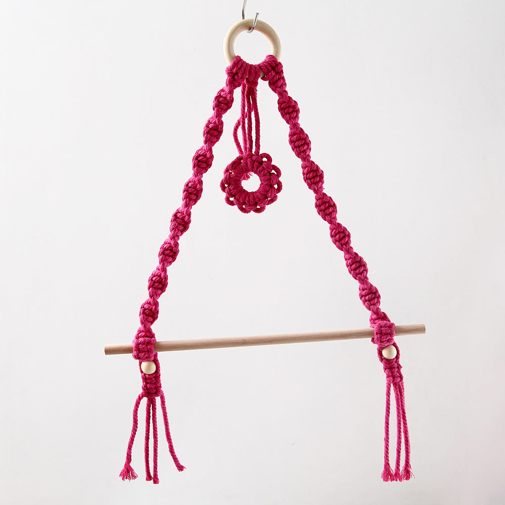 Macrame Flower Wall Hanging Organizer Bowlift