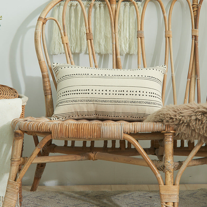 Textured Geometric Pillow